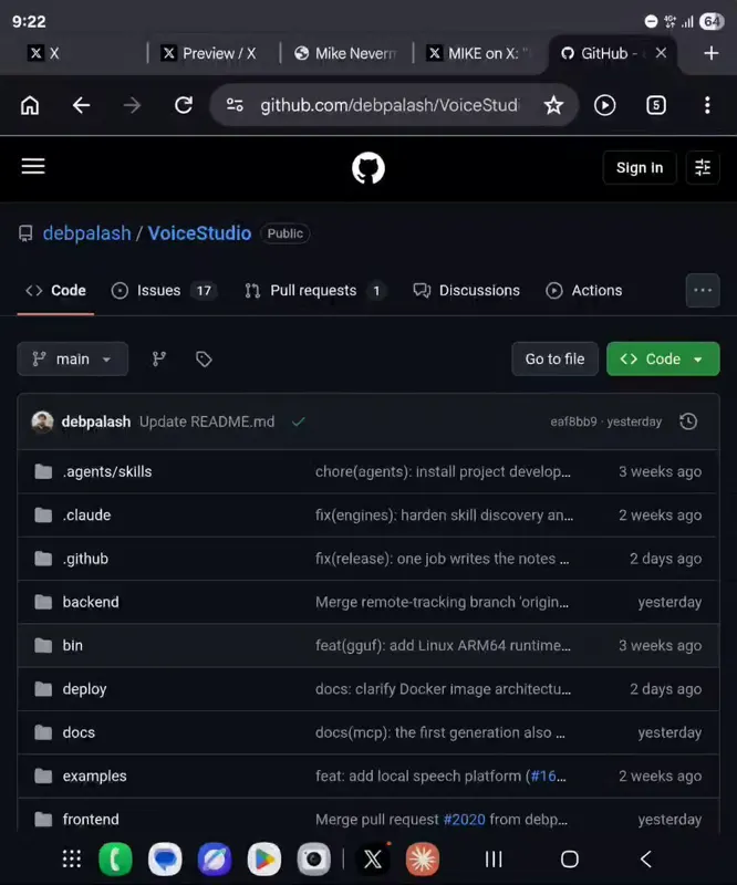 VoiceStudio：跑在本机的开源语音工作站