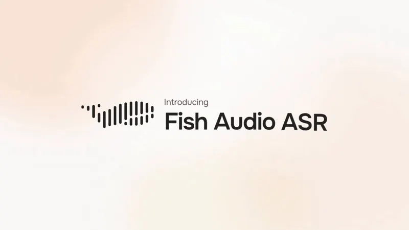 Fish Audio upgrades its ASR model: speaker identification and inline emotion cues such as [laughter]