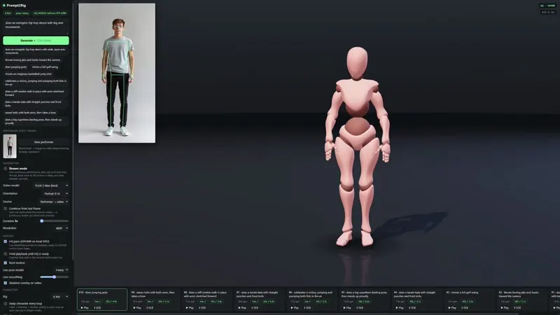 Turning One Prompt into Full-Body Motion with Finger Detail