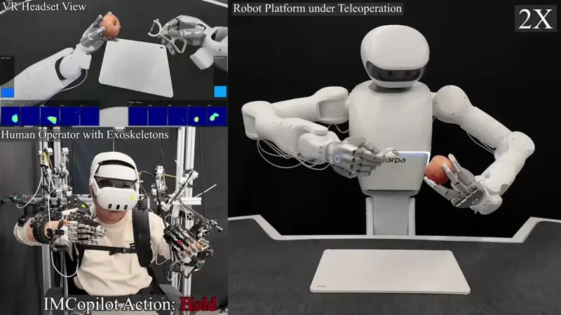 Sharpa Dual-Hand 63-DoF Robot with VLA Teleoperation