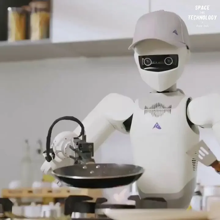 Astribot T1 humanoid robot handles everyday tasks in a service robotics demo