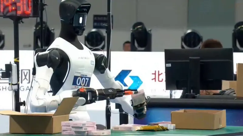 Industrial Packing at the Humanoid Games: More Than Racing and Jumping