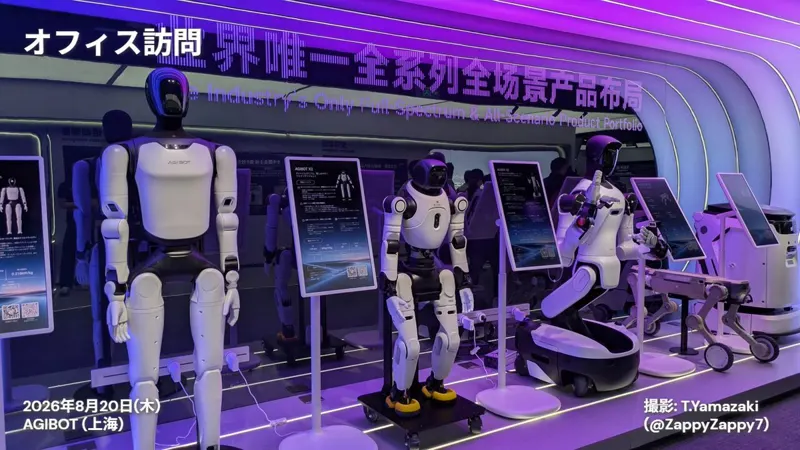 AGIBOT showroom and physical AI tour