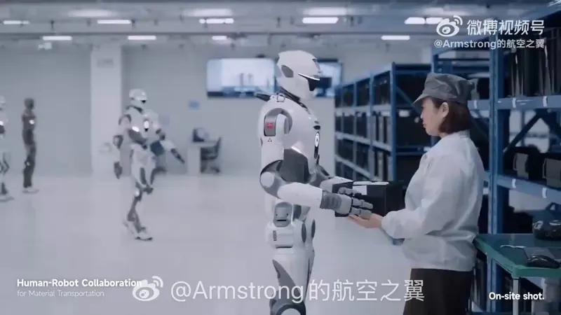 EngineAI T800 humanoid deployed in Suzhou factory