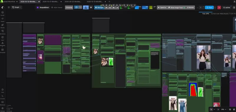 Veda Sparse Attention Speeds Up Video Character Replacement in ComfyUI