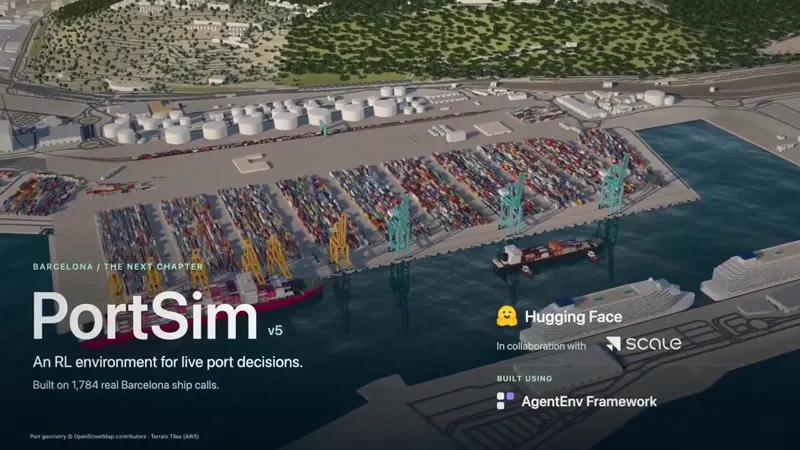PortSimEnv: An RL Environment for Live Port Berth Planning