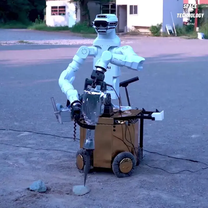 GITAI R1 Lunar Rover for Moon Exploration