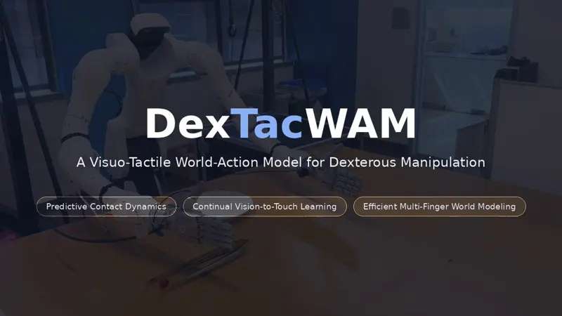DexTacWAM: A Visuo-Tactile World-Action Model for Dexterous Manipulation