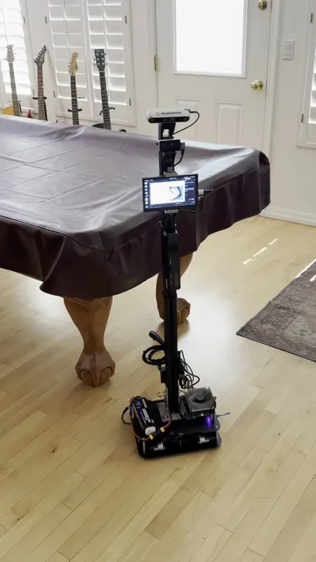 Jarvis Autonomously Explores Room via AgenticROS + Natural Language