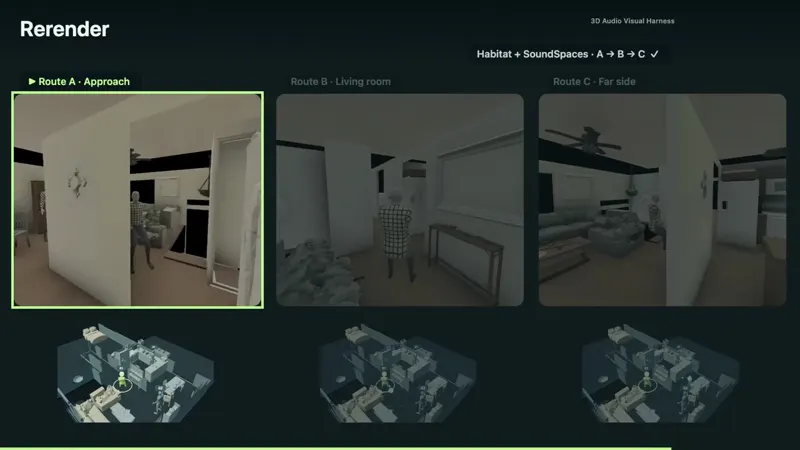 AV3D-Harness Adds Sound to 3D Real-to-Sim Scenes