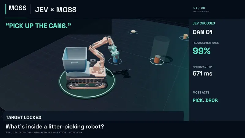 MOSS: A Small, Mostly 3D-Printed Open-Source Litter-Picking Rover