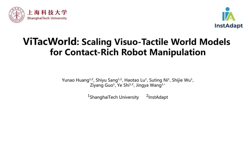 ViTacWorld: Tactile-Enhanced Robot World Model