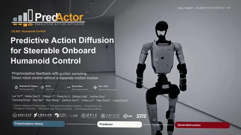 PredActor: One Diffusion Policy Unifies Humanoid Motion Generation and Control