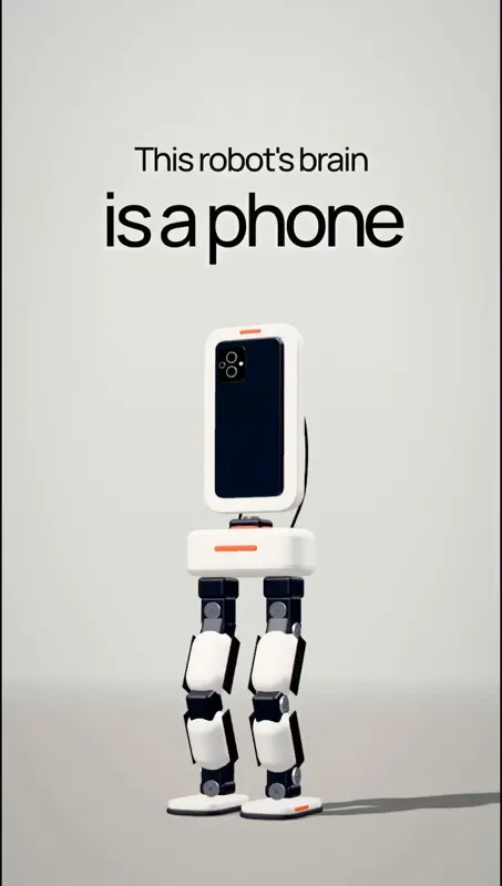 PhoneBot: A 48 cm Bipedal Robot That Uses an Old Android Phone as Its Brain