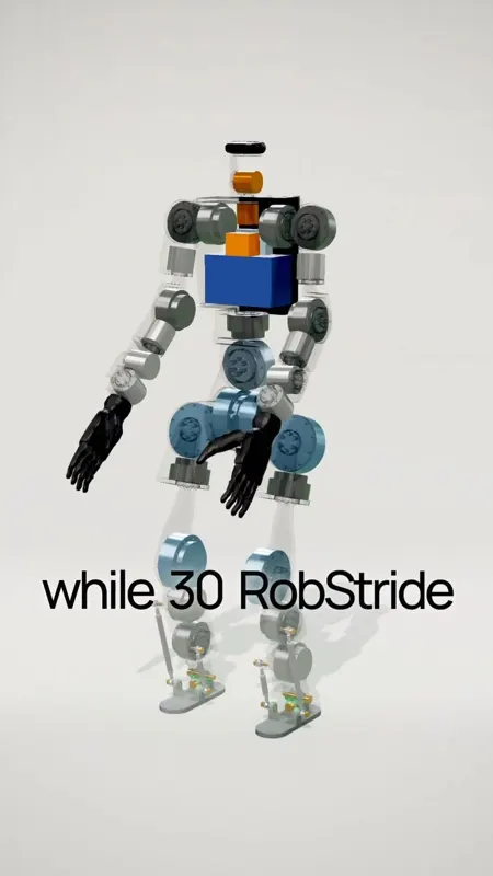 Primo, an open source 3D printable humanoid with 30 degrees of freedom