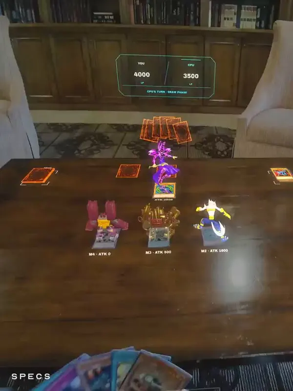 Yu-Gi-Oh AR Duels Prototyped on Snap SPECS Glasses