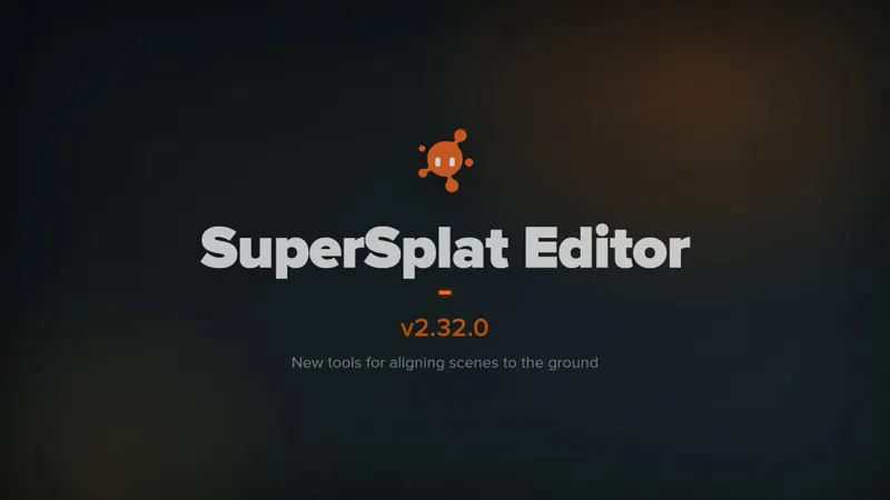 SuperSplat Editor 2.32.0 released with new Orient tool